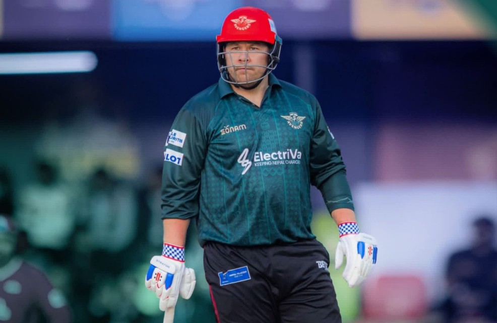 एडमको शतकमा कर्णालीलाई पोखराको २०२ रनको लक्ष्य