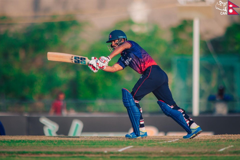 अमेरिकाविरुद्ध नेपालको ब्याटिङ सुरु, आसिफ शेख आउट