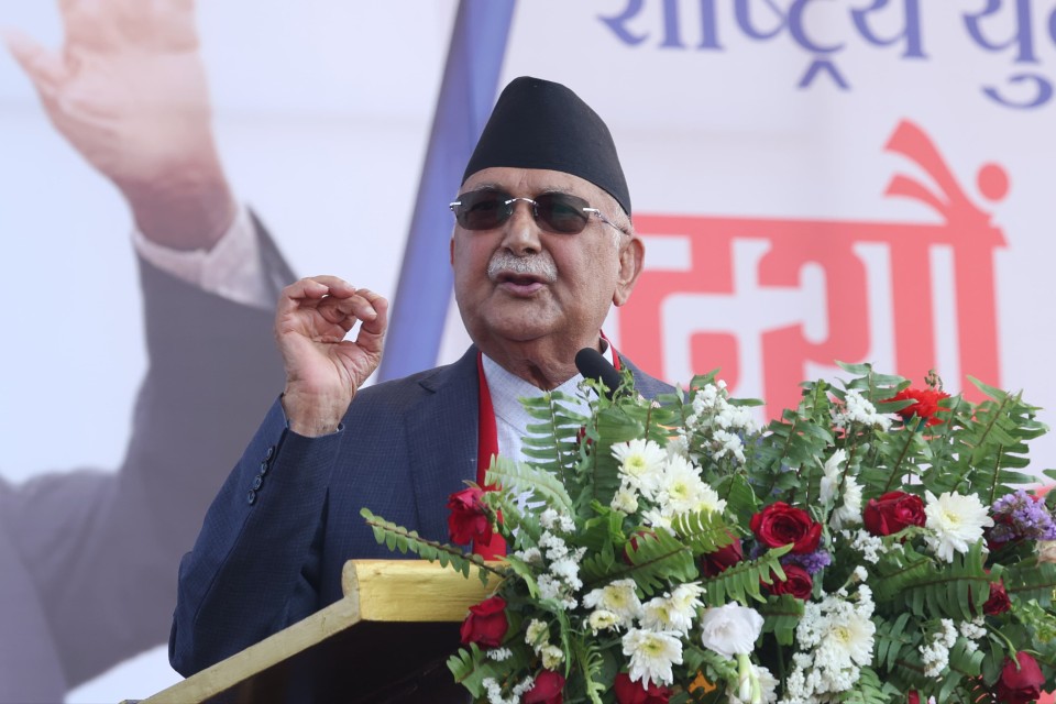 एमाले अध्यक्षमा ओली तेस्रो पटक निर्वाचित