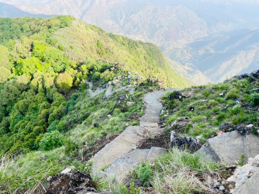 कुमाख लेक पुग्ने पदमार्ग निर्माण सम्पन्न