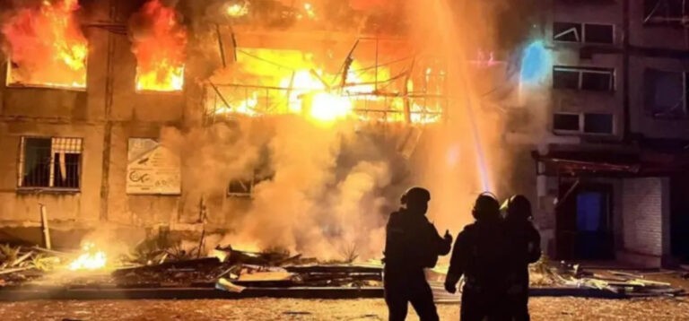 पूर्वी युक्रेनमा भएको रूसी ड्रोन आक्रमणमा चार जनाको मृत्यु