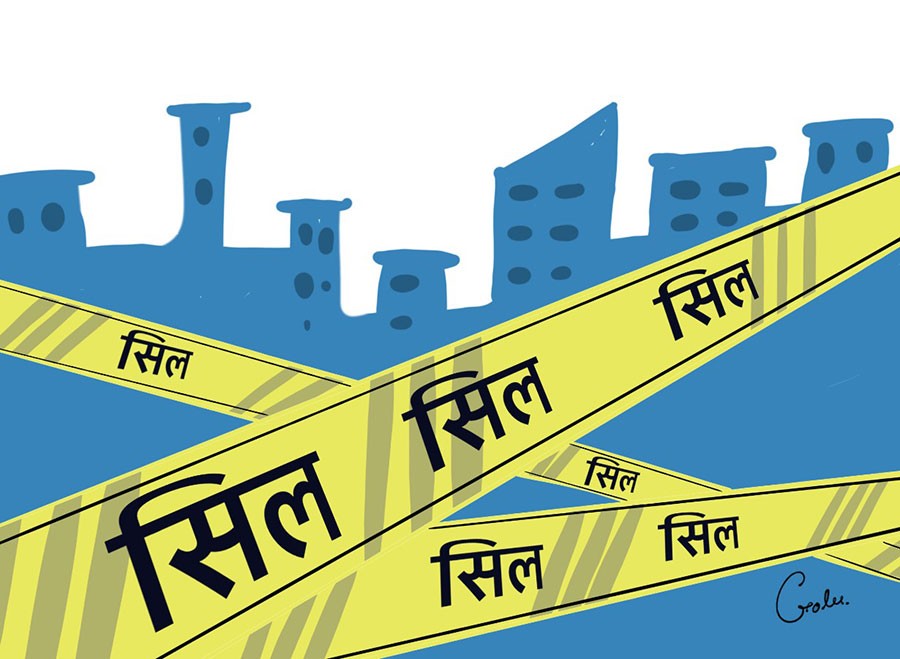 कोरोना भेटिएपछि सुर्खेतका छिन्चु बजार सिल