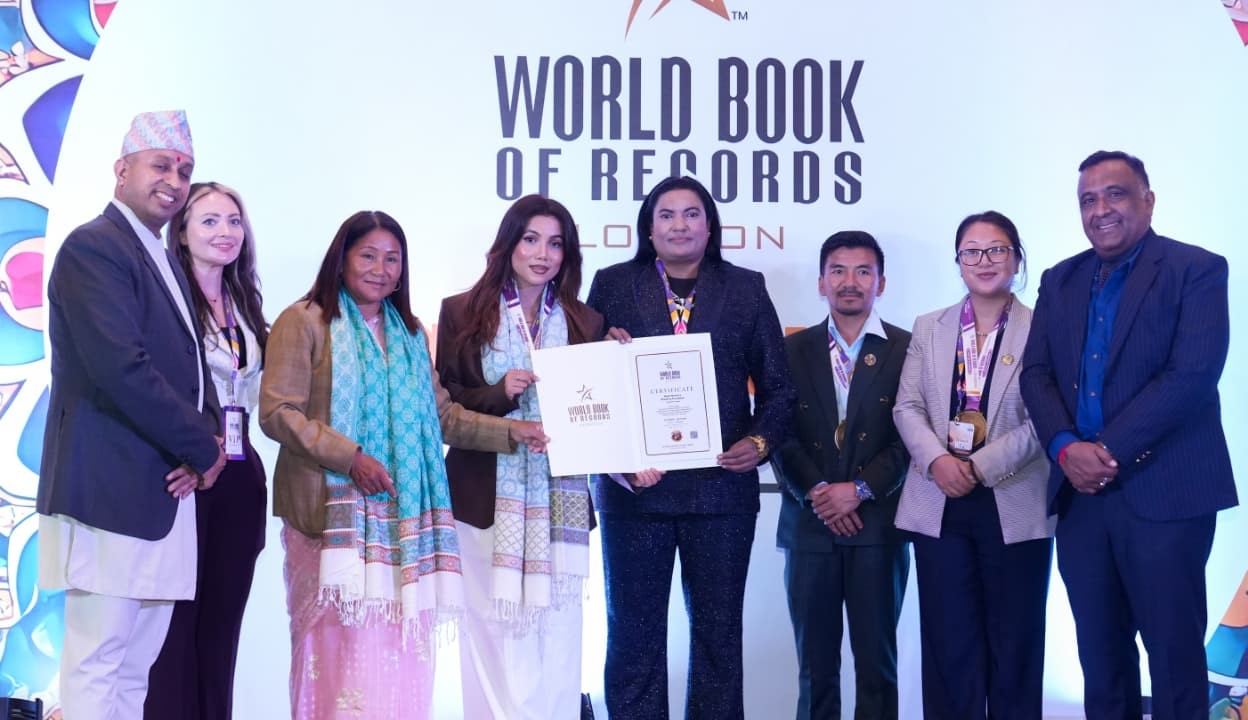 तिलिचो तालमा आयोजना गरिएको रेस्लिङ वल्र्ड बुक अफ रेकर्डमा