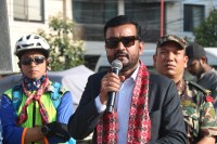 साइकल यात्राले गन्तव्य मात्र होइन, “स्वस्थ शरीर, स्वच्छ शहर” भन्ने सन्देश पनि पुर्‍याउँछ : मन्त्री यादव