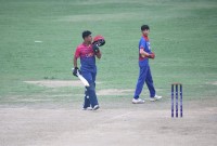 नेपालविरुद्ध युएईका यायिनले बनाए शतक