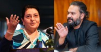 पूर्वराष्ट्रपति भण्डारी र मेयर बालेनबीच भेटवार्ता