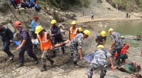 कर्णाली नदी किनारमा विपद् व्यवस्थापन अभ्यास