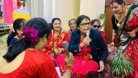 काठमाडौँमा पर्वतेली दिदीबहिनी समाजद्वारा तिज दर खाने कार्यक्रम सम्पन्न