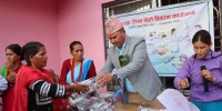 सल्यानमा ‘अध्यक्ष पोषण कार्यक्रम’ अन्तर्गत ६५९ आमालाई पोषिलो पिठो वितरण