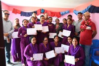सल्यानमा दलित महिलालाई एडभान्स सिलाइ तालिम