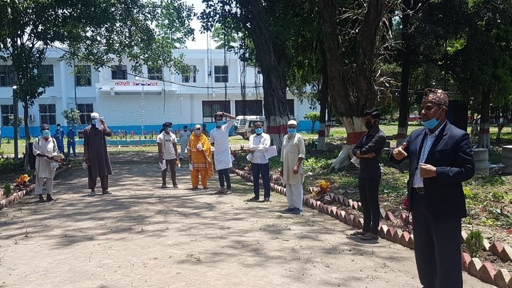 कोरोनामुक्त भुल्केका ८ जना अस्पतालबाट डिस्चार्ज