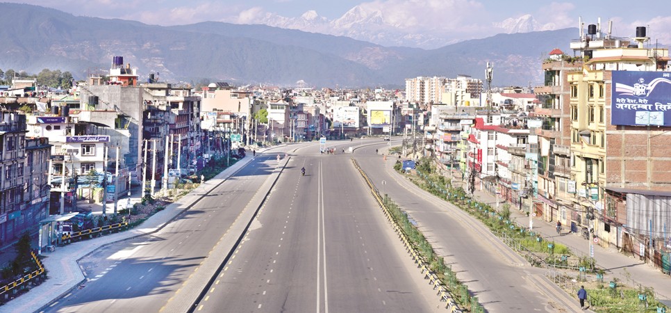 मध्यपुर थिमी नगरपालिकामा लकडाउन
