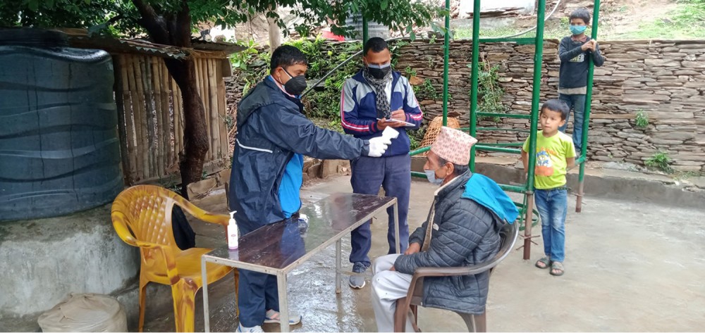 रुकुम पश्चिमका जनप्रतिनिधि घरदैलोमा