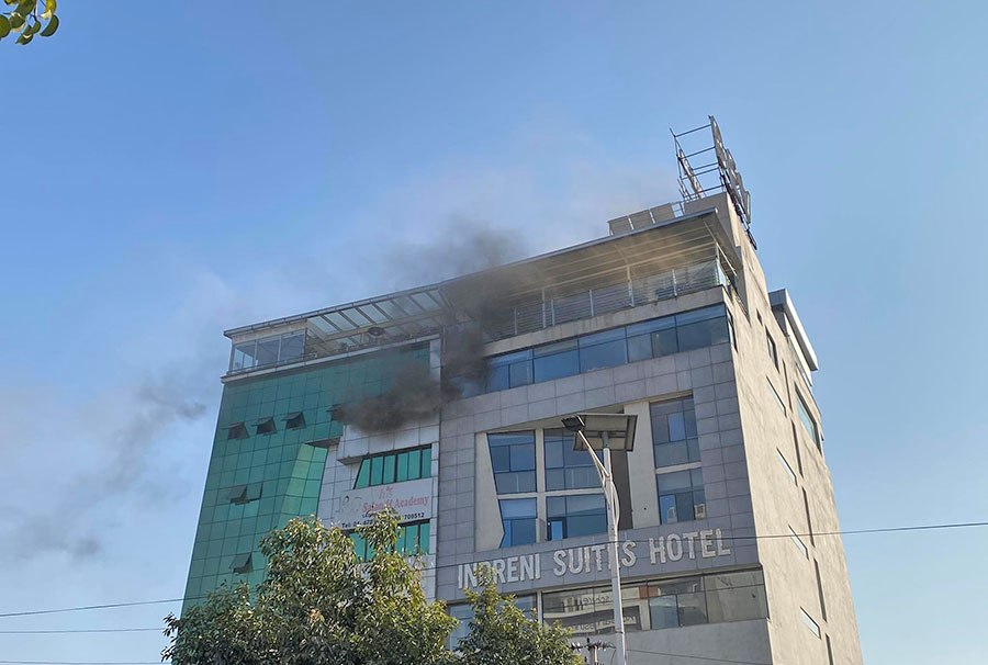 बानेश्‍वरस्थित इन्द्रेणी कम्प्लेक्समा आगलागी