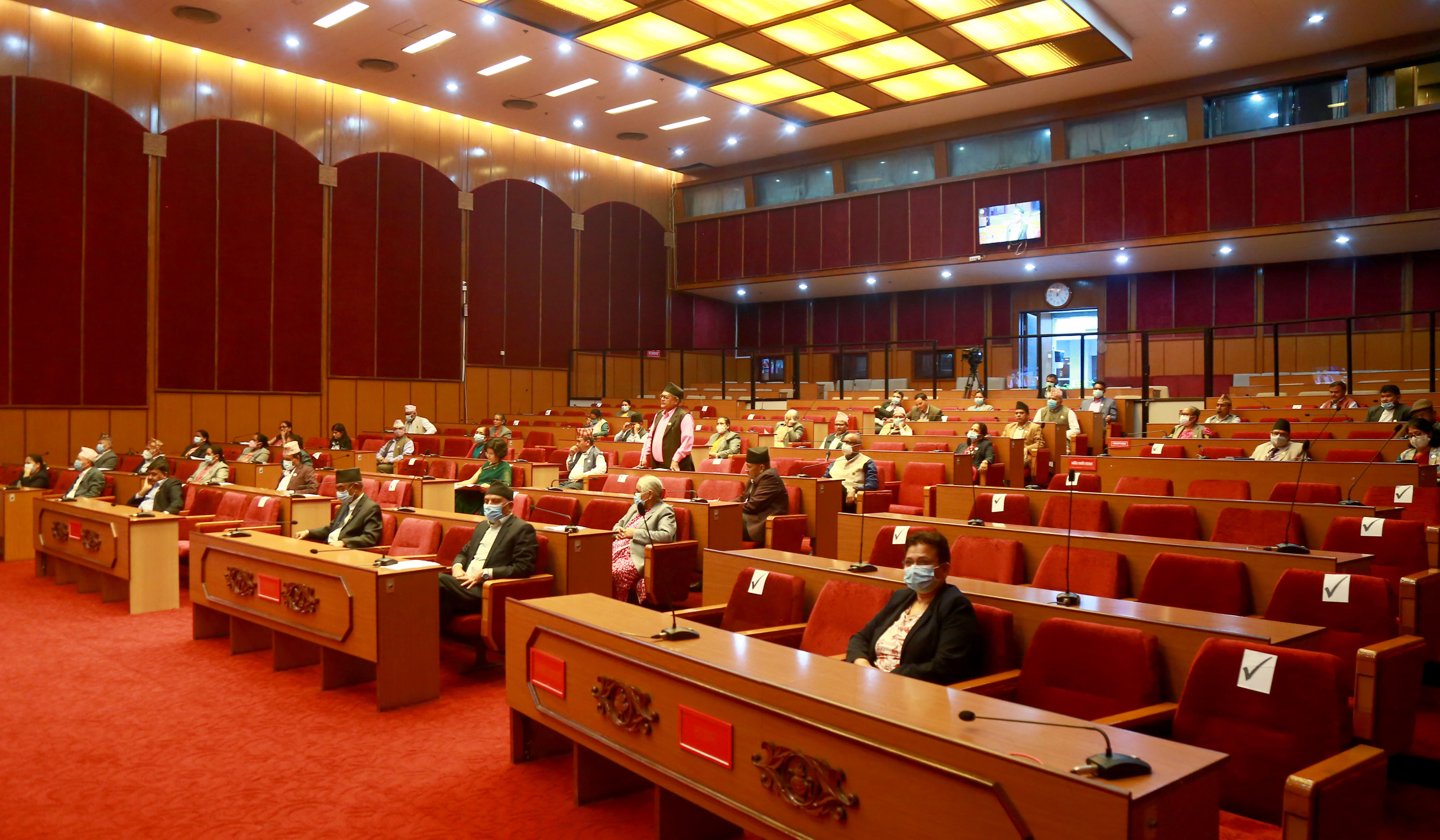 राष्ट्रियसभामा तथ्याङ्क विधेयक, २०७६ सम्बन्धी प्रतिवेदन पेश 