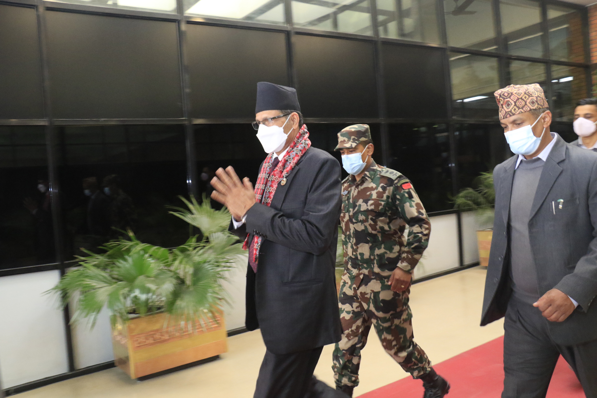 सभामुख नेतृत्वको नेपाली प्रतिनिधिमण्डल स्वदेश