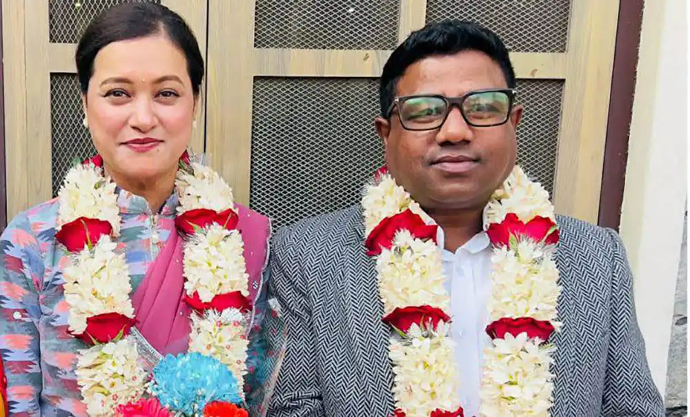 प्रलोपा नेता सन्तोष परियारले गरे विवाह