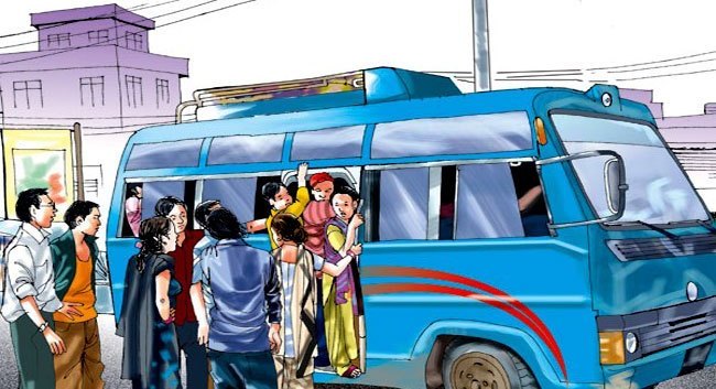 सवारीसाधनमा भाडा समायोजनको माग 