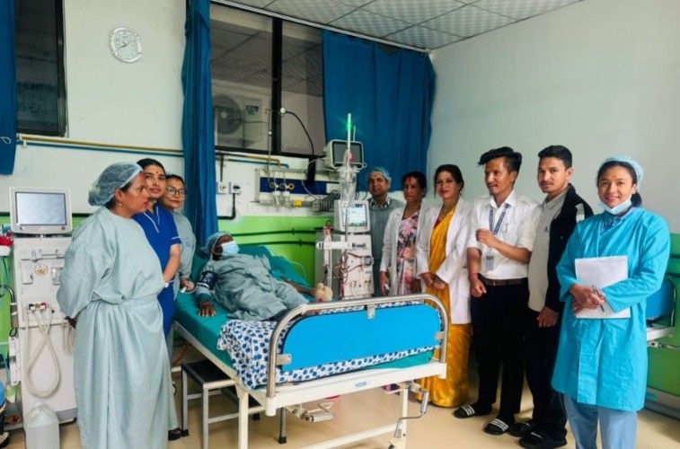 कर्णाली स्वास्थ्य प्रतिष्ठानमा डायलसिस सेवा पुनः सञ्चालन