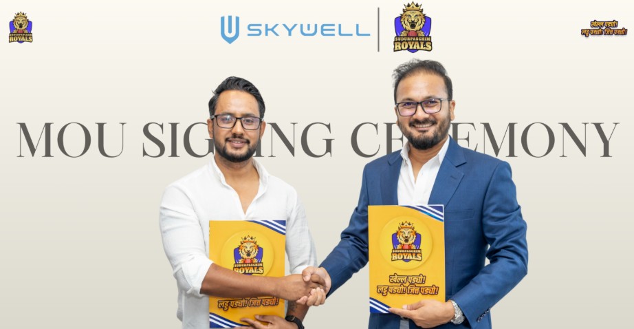 एलआरआर ग्रुपको स्काइवेल बन्यो सुदूरपश्चिम रोयल्सको ग्रीन मोबिलिटी पार्टनर
