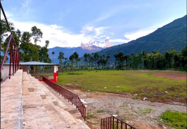 रत्नेचौर खेलमैदानमा पूर्वाधार निर्माण