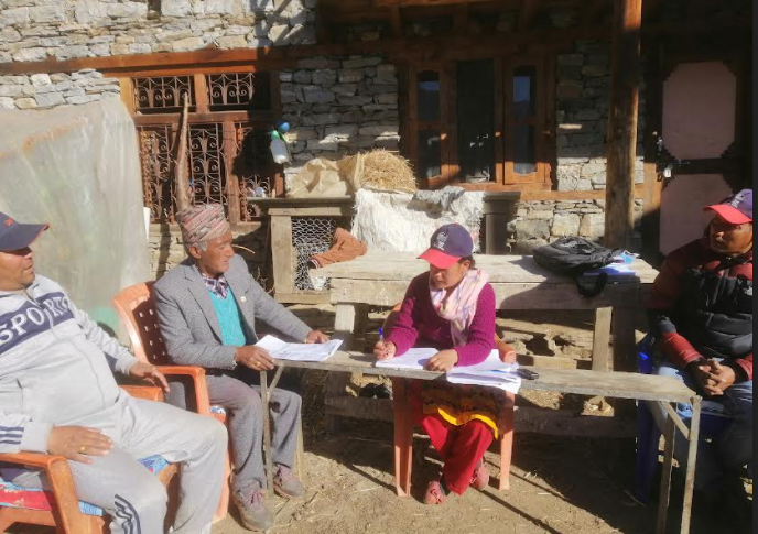 समन्वय प्रमुखले आफ्नो बिबरणबाट सुरु गरे जनगणना