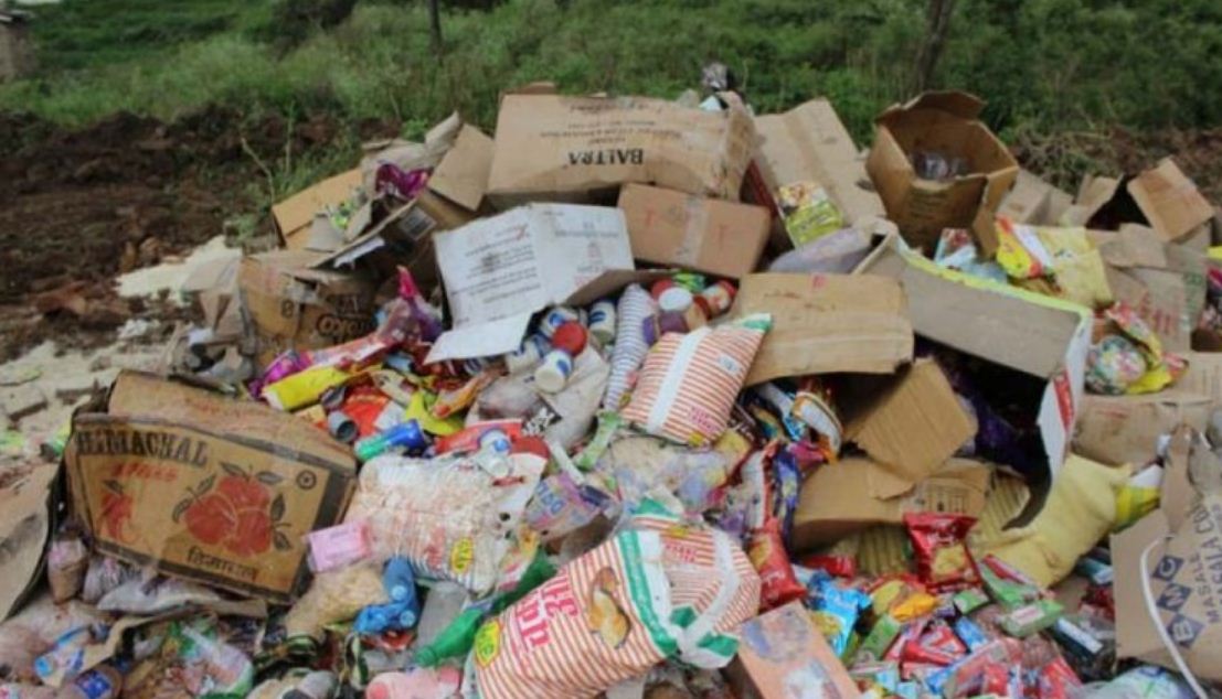 सुुर्खेतमा चार लाख मूल्य बराबरका खाद्य वस्तु नष्ट