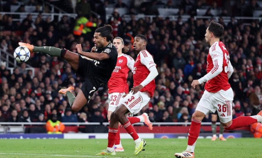 आर्सनलसँग बायर्न म्युनिख ३-१ ले पराजित