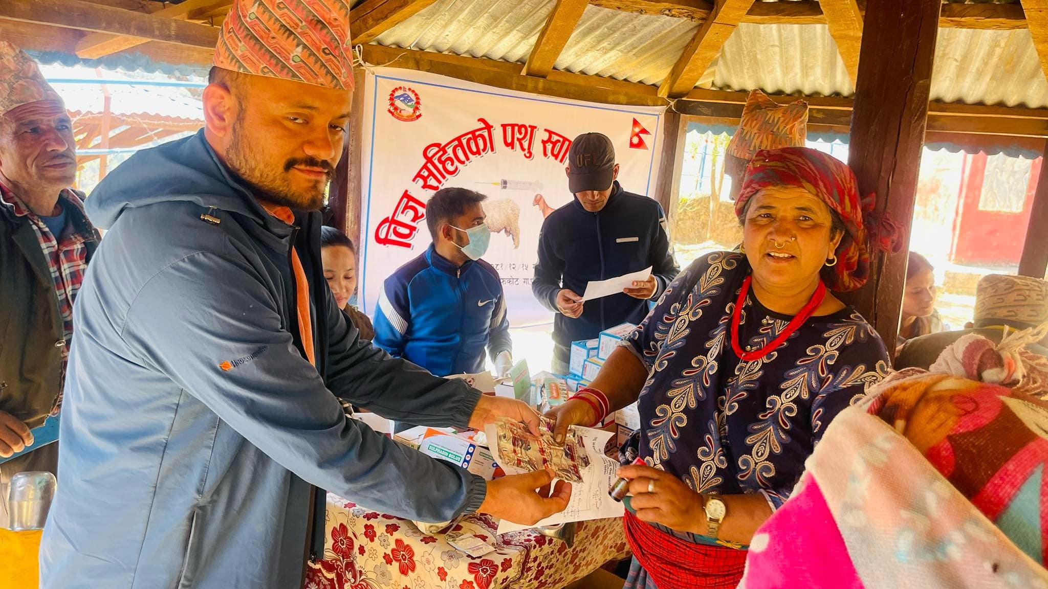 रुकुम पश्चिमको बाँफिकोटमा पशु स्वास्थ्य शिविर सम्पन्न