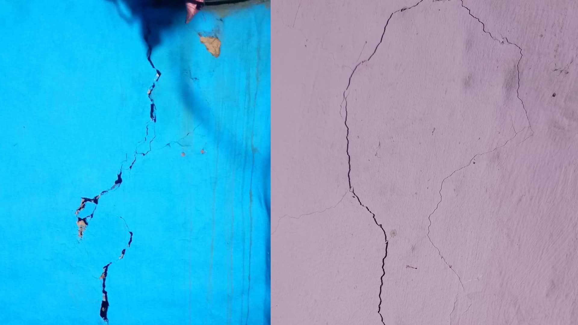 जाजरकोटमा दुई पटक भूकम्प, घर चर्किए पनि  छैन मानवीय क्षति