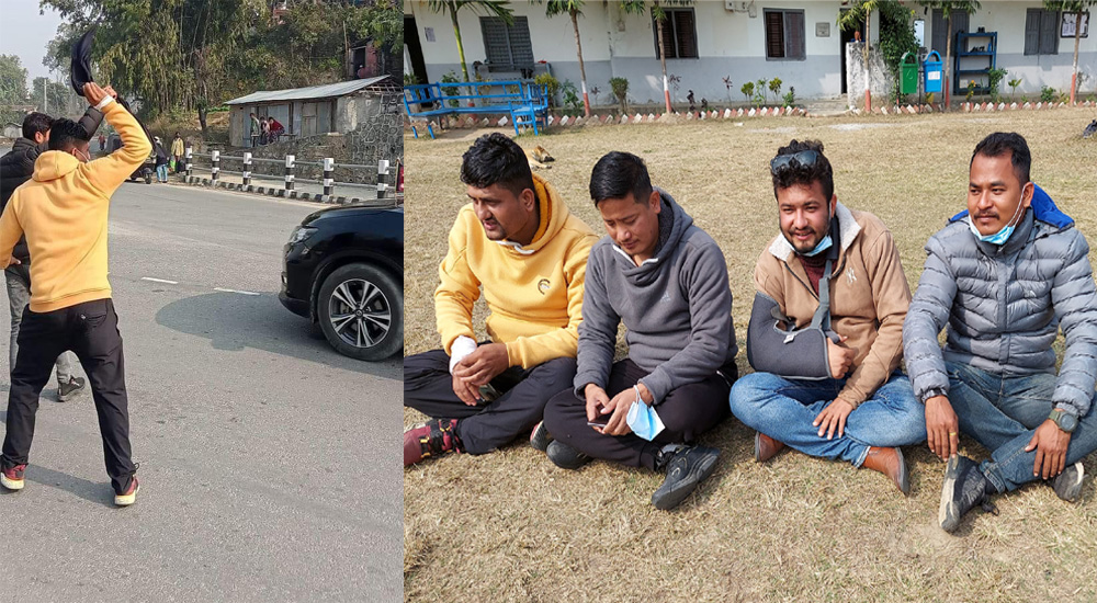 गृहजिल्लामै परराष्ट्रमन्त्री खड्कालाई कालो झण्डा