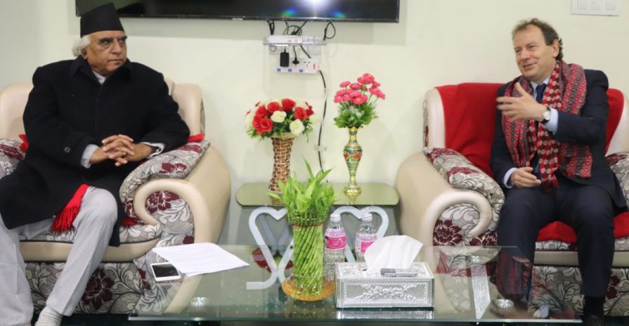 मुख्यमन्त्री–फ्रान्सेली राजदूत भेट