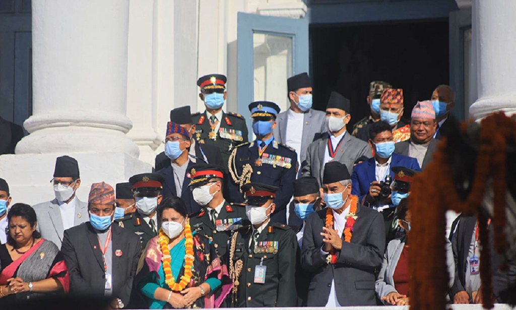 राष्ट्रपति, प्रधानमन्त्रीद्वारा इन्द्रजात्रा अवलोकन