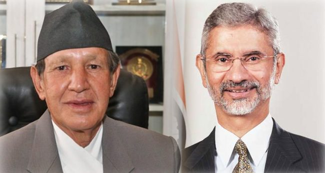 परराष्ट्रमन्त्रीलाई भारतका विदेशमन्त्रीको बधाई