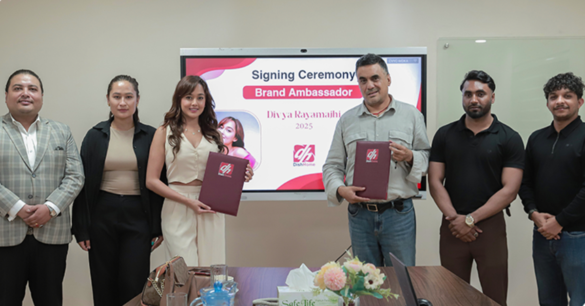 दिव्या राई माझी डिसहोम इन्टरनेटको ब्रान्ड एम्बेस्डरमा नियुक्त