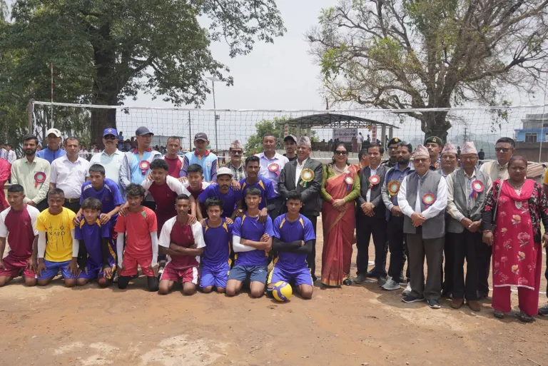 दैलेखमा पालिकास्तरीय भलिबल प्रतियोगिता सुरु