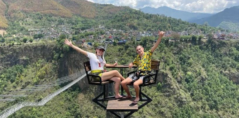 पर्वतमा नेपालकै पहिलो ‘स्काई क्याफे’ सञ्चालन