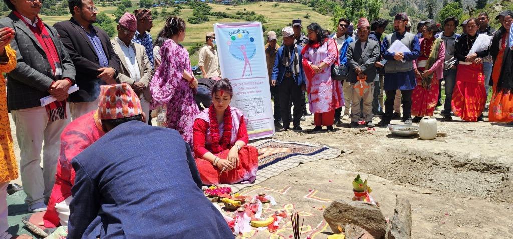मणिसाँघुमा डेढ करोड लागतको सुविधासम्पन्न प्रसूति गृह निर्माण हुँदै