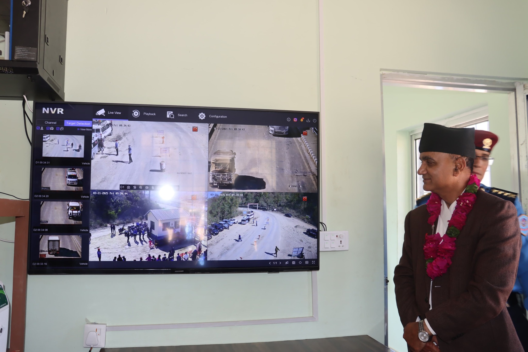 बबईमा स्वचालित नम्बर प्लेट पहिचान प्रणाली जडान