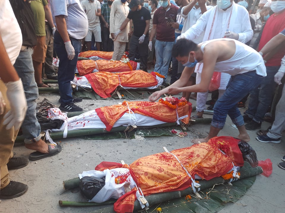 सङ्खुवासभा  हत्या प्रकरण : मृतकको सामूहिक दाहसंस्कार इटहरीमा