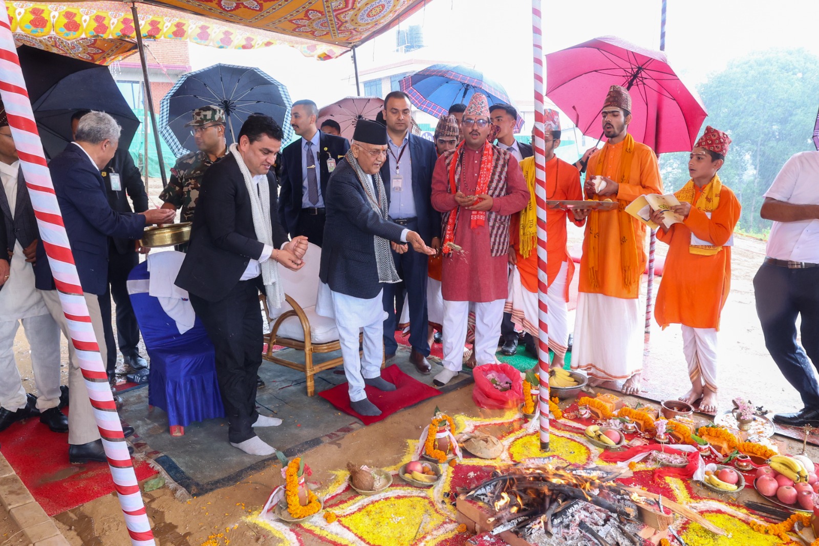 प्रधानमन्त्रीबाट धुलिखेल ट्रमा सेन्टरको शिलान्यास