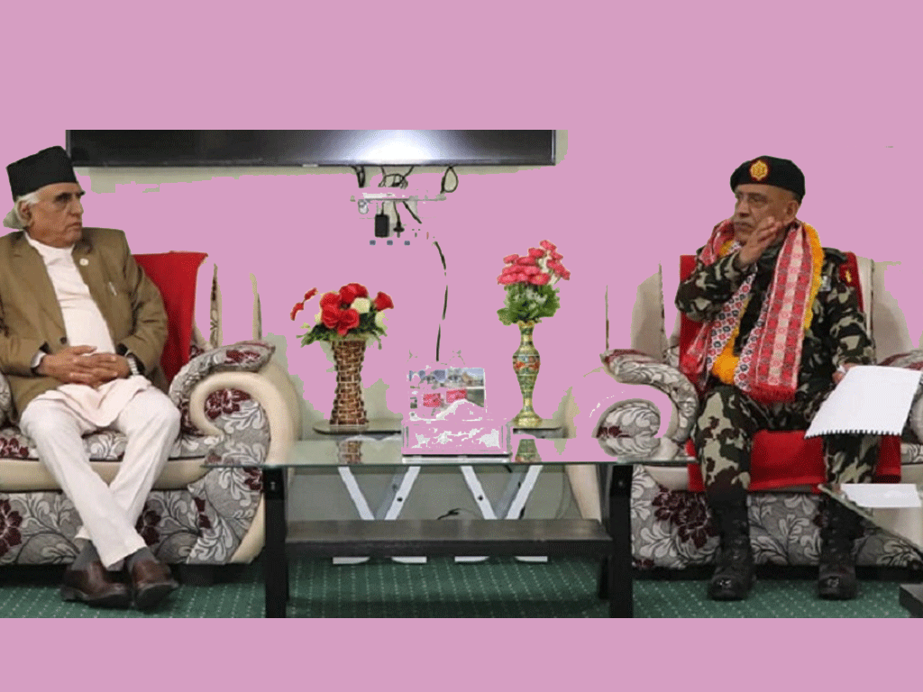 मुख्यमन्त्री – प्रधानसेनापति भेट