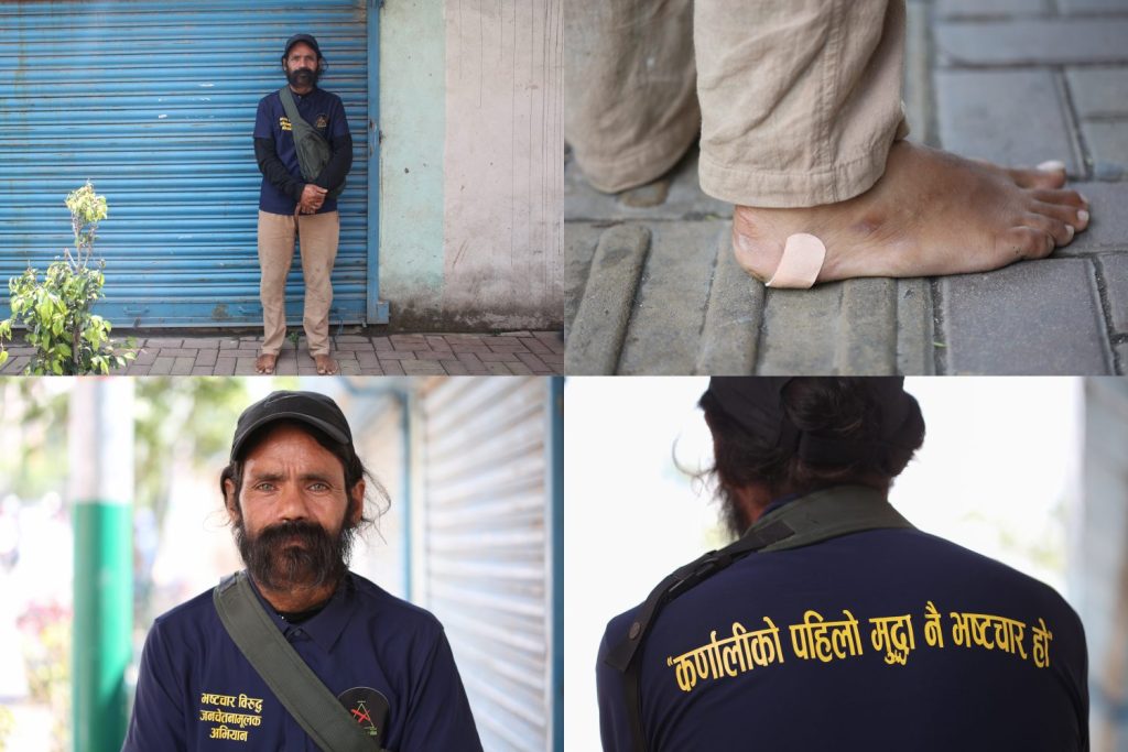३१ दिनको पैदलयात्रापछि प्रधानमन्त्री भेट्न पुगेका बोहरालाई भेट्न दिइएन