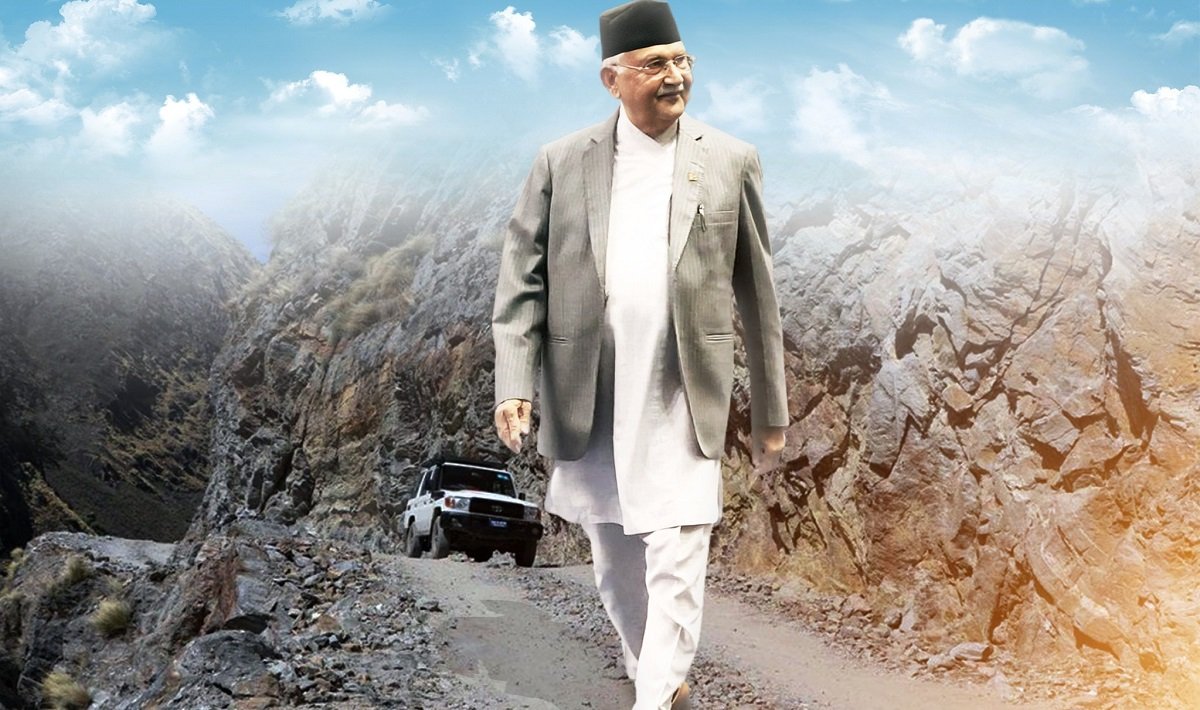 हुम्लाको बेलीब्रिज उद्घाटनका लागि ओलीको प्रस्थान