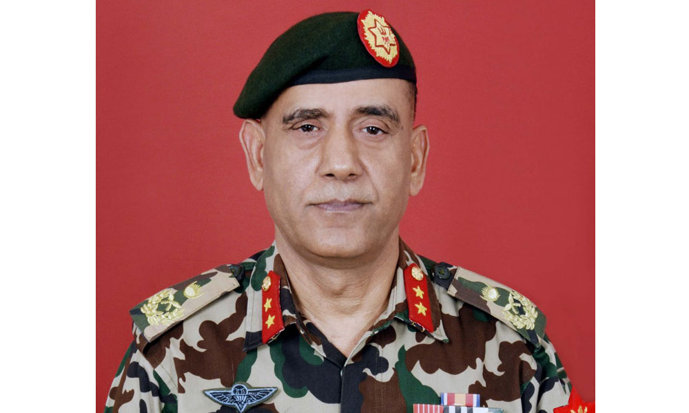 प्रधानसेनापति शर्मा मङगलबार भारत भ्रमणमा जाँदै