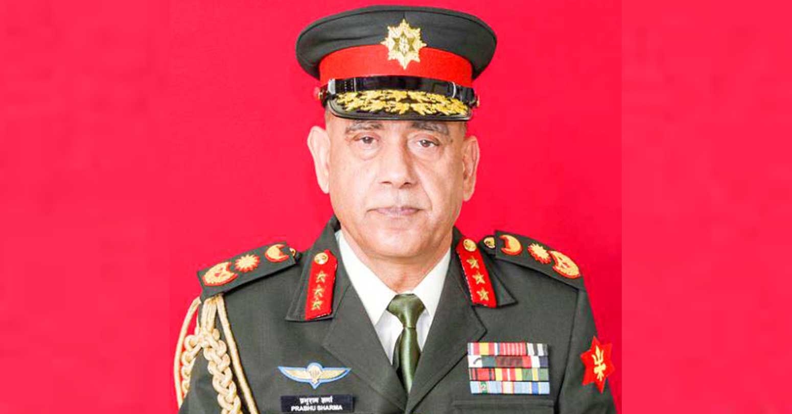 प्रधानसेनापति कमाण्ड बलाधिकृतरथी शर्मालाई