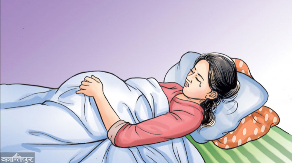 सुत्केरी हुन नसकेकी महिला स्वास्थ्य केन्द्रमै छट्पटाउँदै