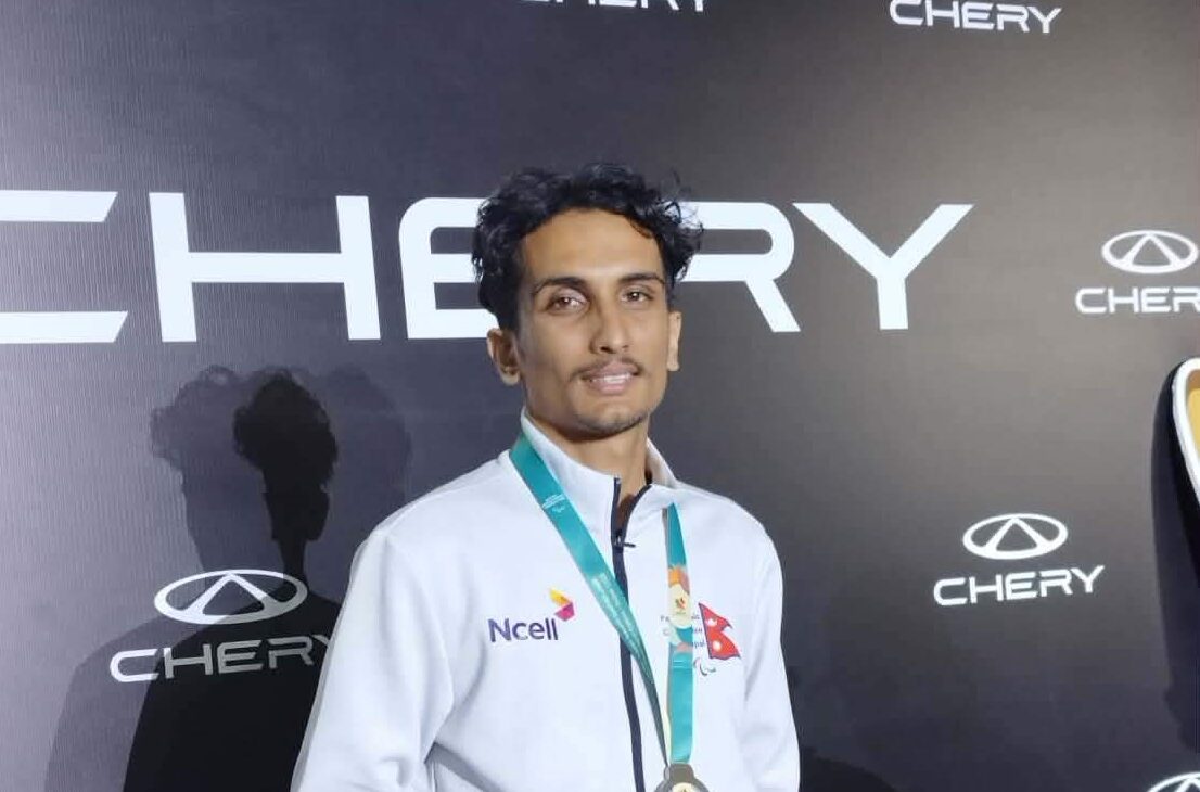 एसियन युथ पारा गेम्सः नेपाललाई टेबलटेनिसमा रजत पदक