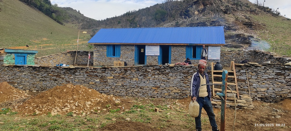 फुलचौल्या तातोपानीमा धर्मशाला निर्माण