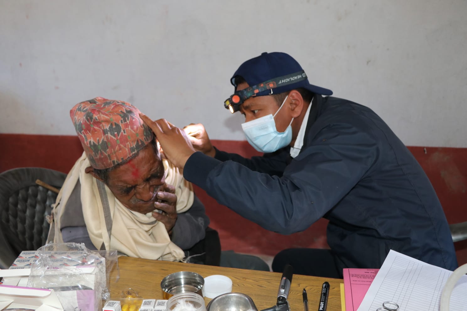 त्रिवेणीमा एक दिने निःशुल्क स्वास्थ्य परीक्षण शिविर